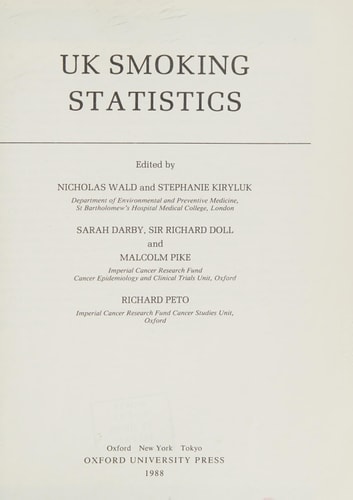 UK Smoking Statistics