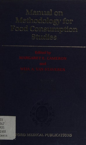 Manual on Methodology for Food Consumption Studies