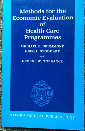 Methods for the Economic Evaluation of Health Care Programs