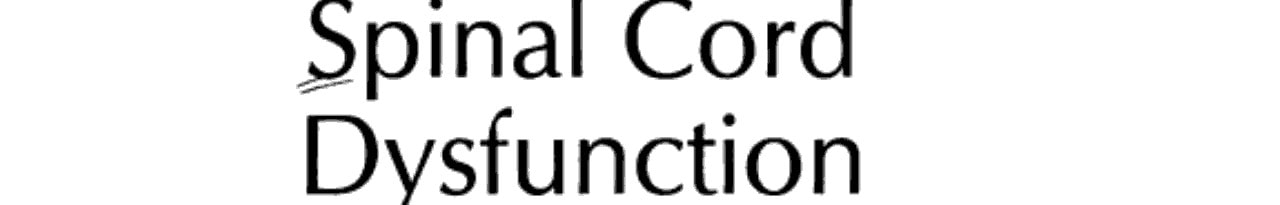 Spinal Cord Dysfunction: Volume II: Intervention and Treatment