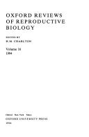 Oxford Reviews of Reproductive Biology: Volume 16