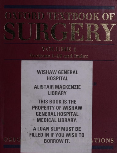 Oxford textbook of surgery