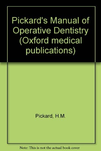 A Manual of Operative Dentistry