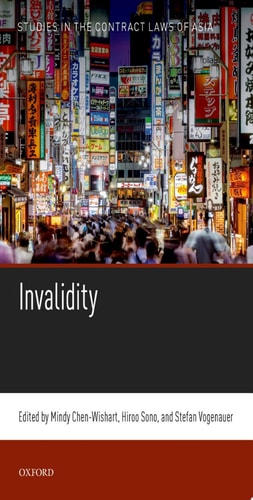 Invalidity (Studies in the Contract Laws of Asia)