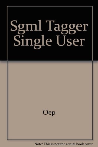 SGML Tagger: Book and Disk