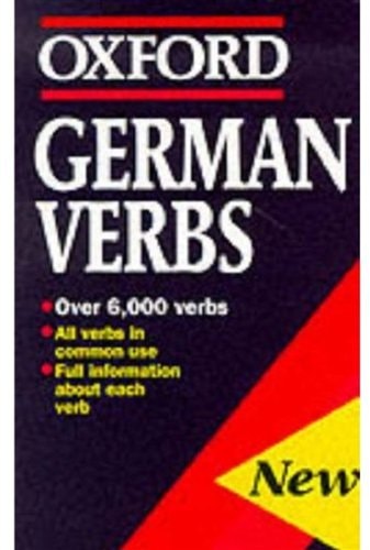 German Verbs: Oxford Quick Reference