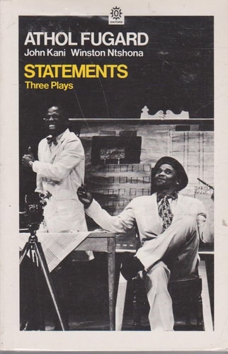 Statements: Three Plays
