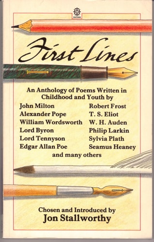 First Lines: Poems Written in Youth, from Herbert to Heaney