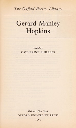 Gerard Manley Hopkins