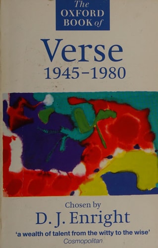 The Oxford Book of Contemporary Verse: 1945-1980