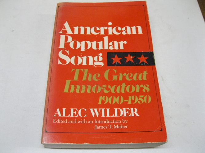 American Popular Song: The Great Innovators, 1900-1950
