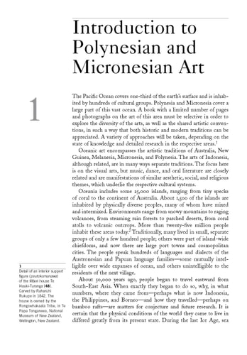The Pacific Arts of Polynesia and Micronesia