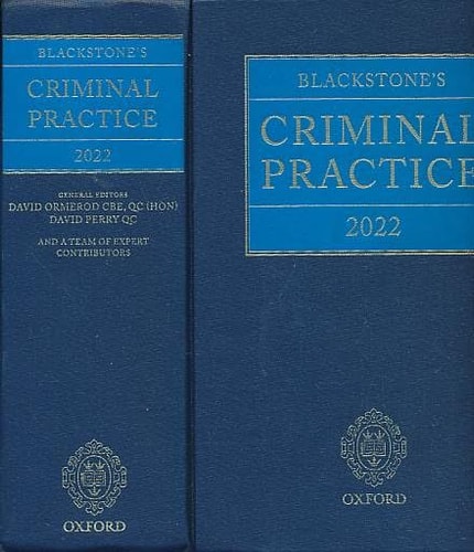 Blackstone's Criminal Practice