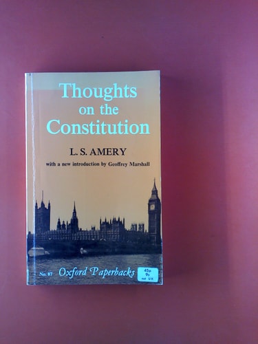 Thoughts on the Constitution