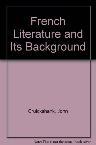 French Literature and Its Background