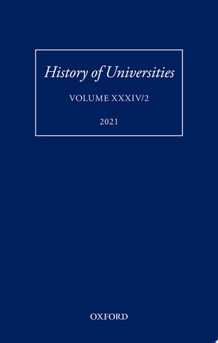 History of Universities: Volume XXXIV/2: Teaching Ethics in Early Modern Europe