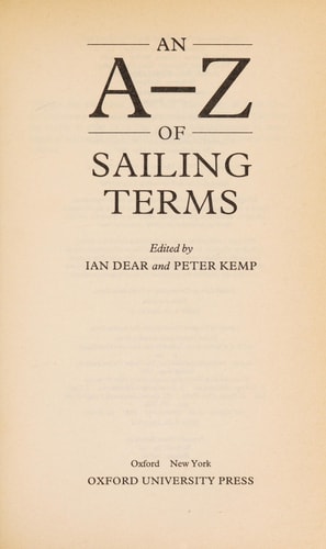An A-Z of Sailing Terms
