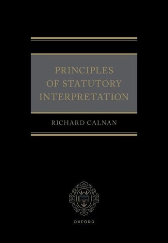 Principles of Statutory Interpretation