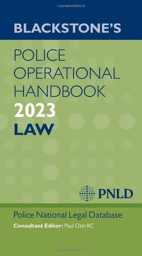 Blackstone's Police Operational Handbook 2023