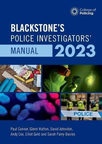 Blackstone's Police Investigators Manual