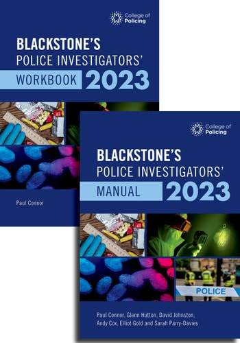 Blackstone's Police Investigators' Manual and Workbook 2023