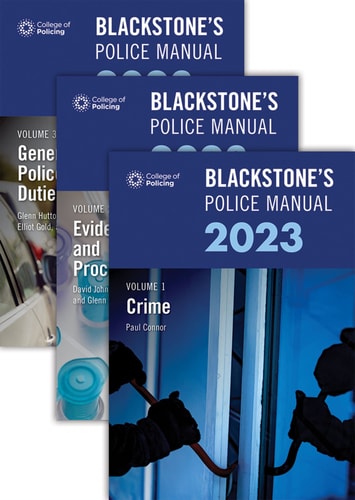 Blackstone's Police Manuals: Three Volume Set