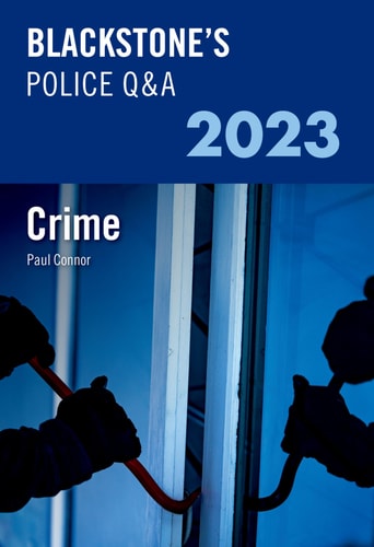Blackstone's Police Q&A: Crime