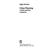 Urban Planning in Rich and Poor Countries