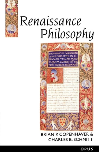 Renaissance Philosophy (History of Western Philosophy, 3)