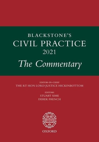 Blackstone's Civil Practice: The Commentary