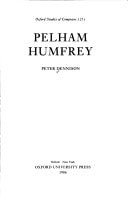 Pelham Humfrey