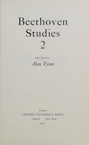 Beethoven Studies: Volume 2