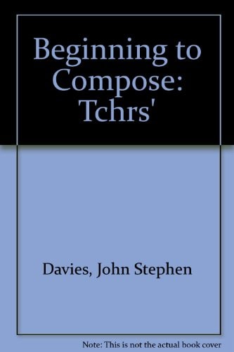 Beginning to Compose: Teacher's Book