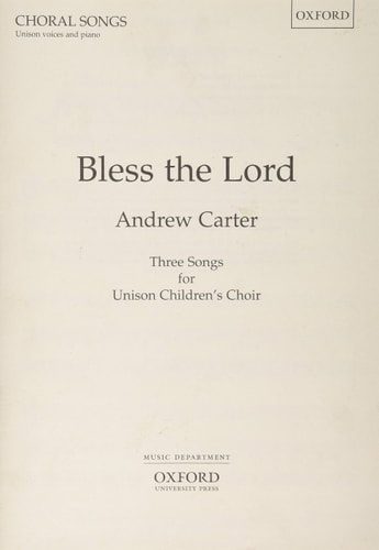 Bless the Lord