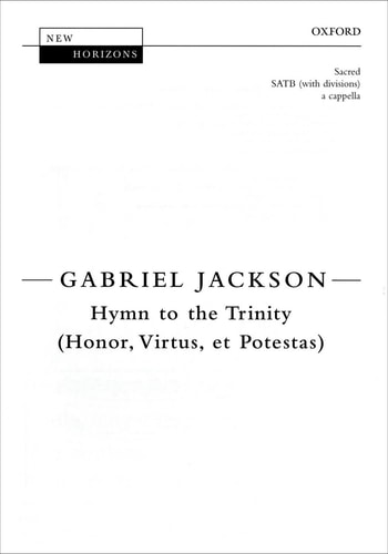 Hymn to the Trinity (Honor, Virtus, Et Potestas): Vocal Score