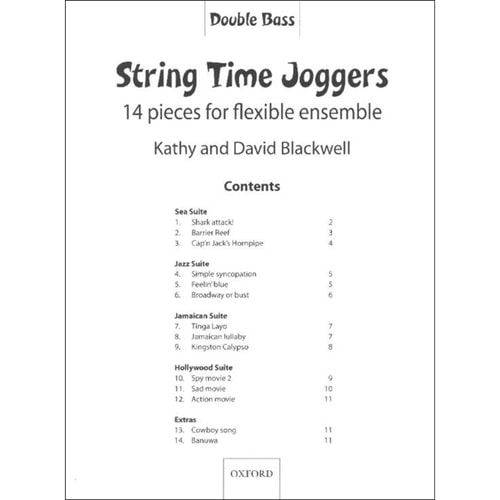 String Time Joggers: Double Bass Part 14 Pieces for Flexible Ensemble