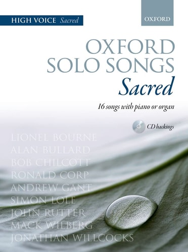 Oxford Solo Songs: Sacred: 16 Songs with Piano or Organ