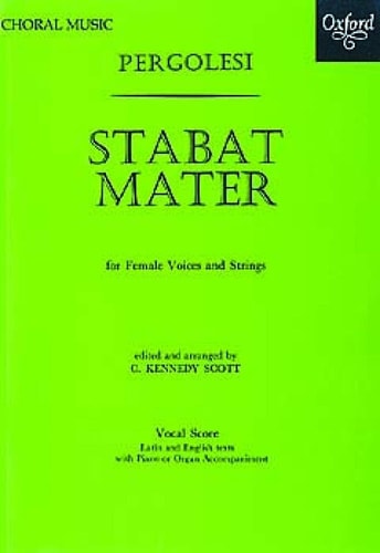 Stabat Mater: Vocal Score