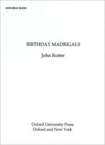 Birthday Madrigals: Double Bass Part