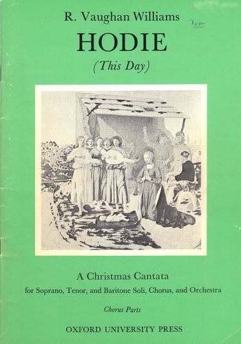 Hodie (This Day): A Christmas Cantata for Soprano, Tenor, and Baritone Soli