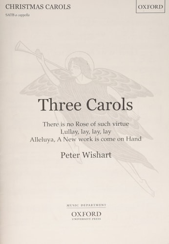Three Carols: Vocal Score
