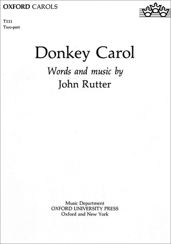 Donkey Carol: SA Vocal Score