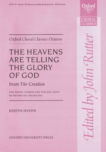 The Heavens are Telling (from 'The Creation'): Vocal Score