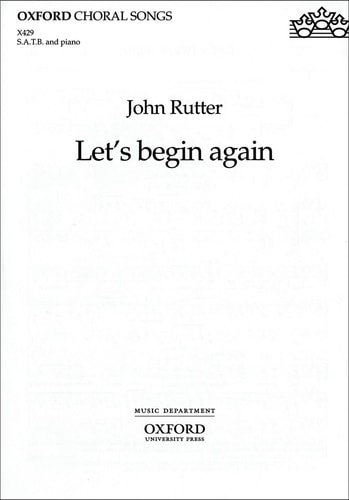 Let's Begin Again: From The Reluctant Dragon