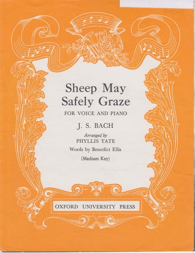 Sheep May Safely Graze for Voice and Piano