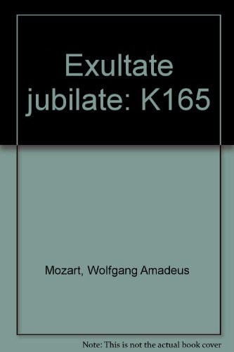 Exultate, jubilate: K. 165