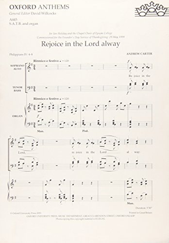 Rejoice in the Lord Alway