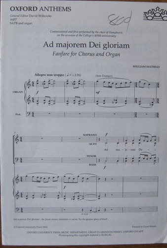 Ad Majorem Dei Gloriam
