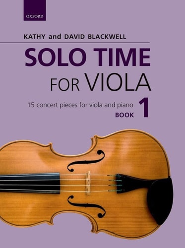 Solo Time for Viola Book 1: 15 concert pieces for viola and piano (Viola Time)