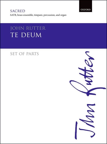 Te Deum: Brass Version Set of Parts